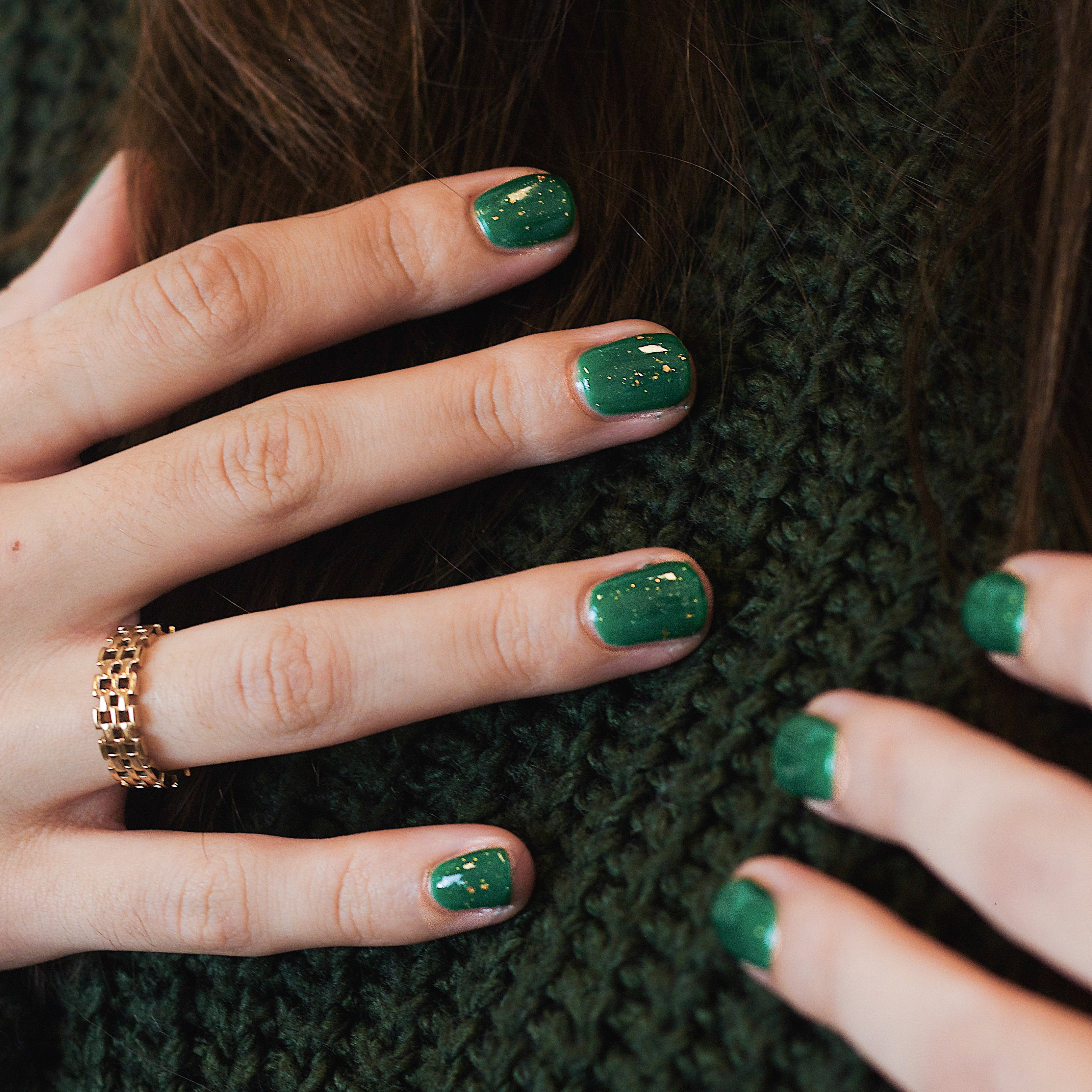 Glitter nagels met gellak