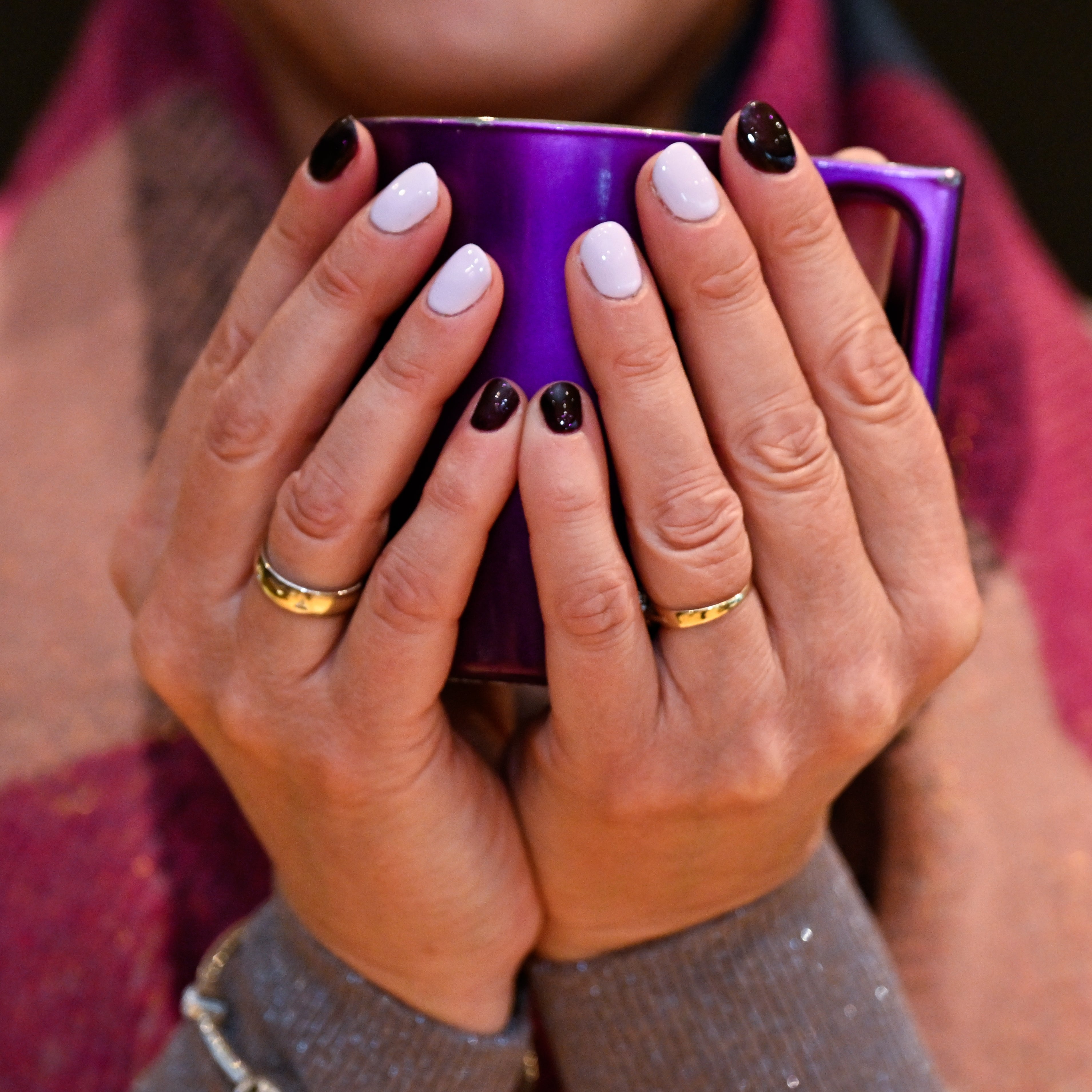 Deep Sparkley Purple Gellak