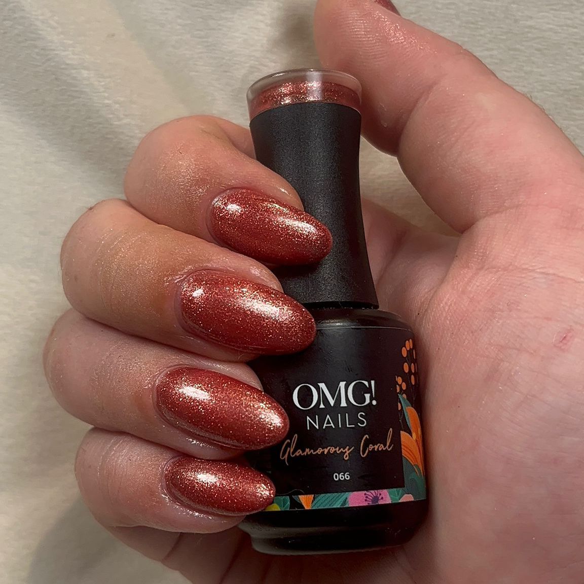 Glamorous Coral Gel Polish