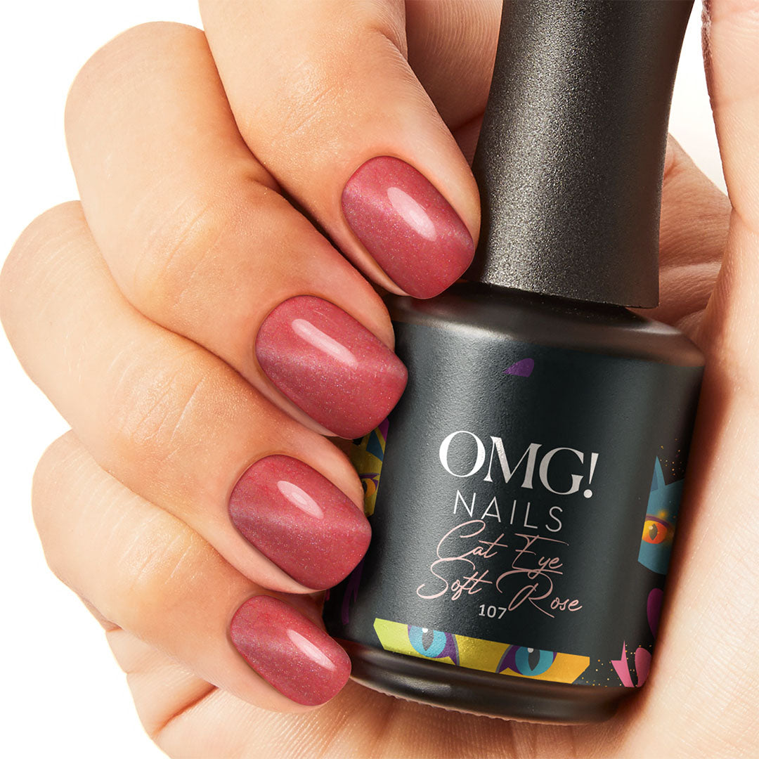 Cat Eye Soft Rose Gel-Nagellack 