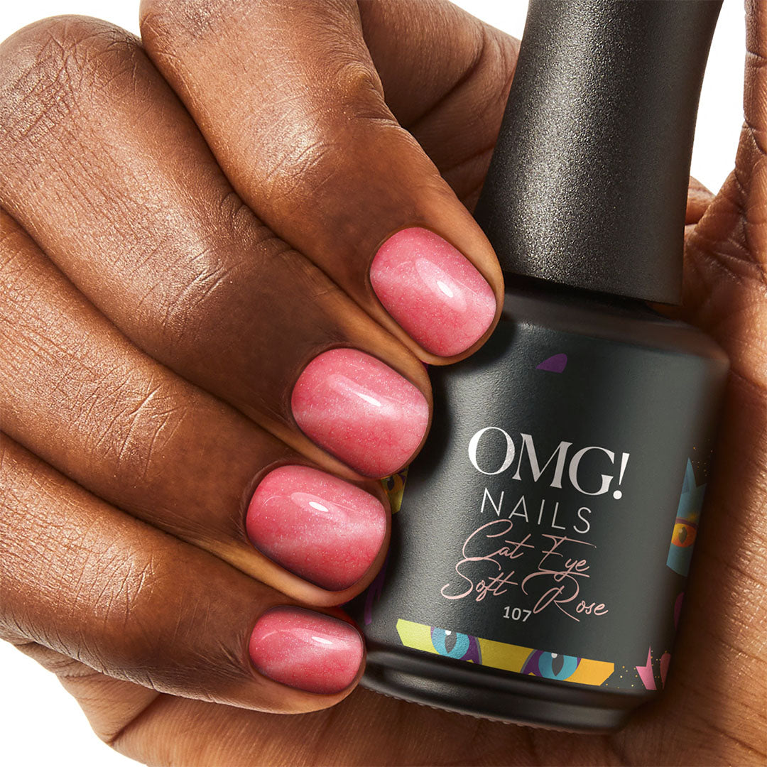 Cat Eye Soft Rose Gel-Nagellack 