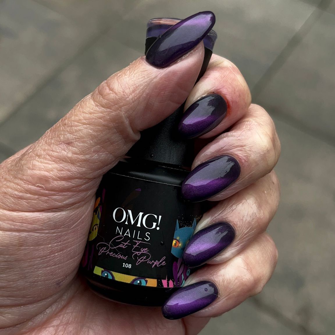 Cat Eye Precious Purple Gellak