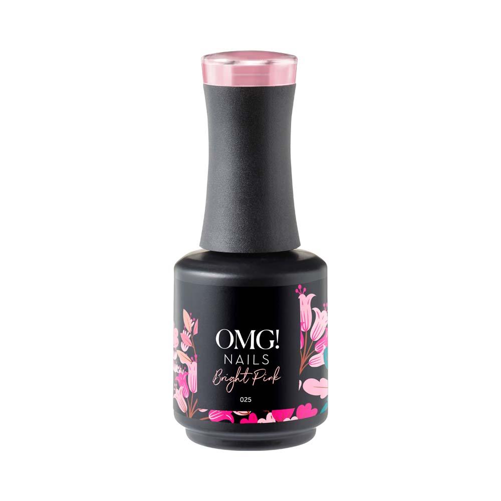 Bright Pink Gellak - OMG! Nails