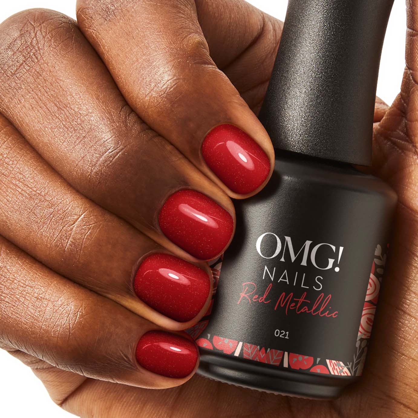 Red Metallic Gel Polish