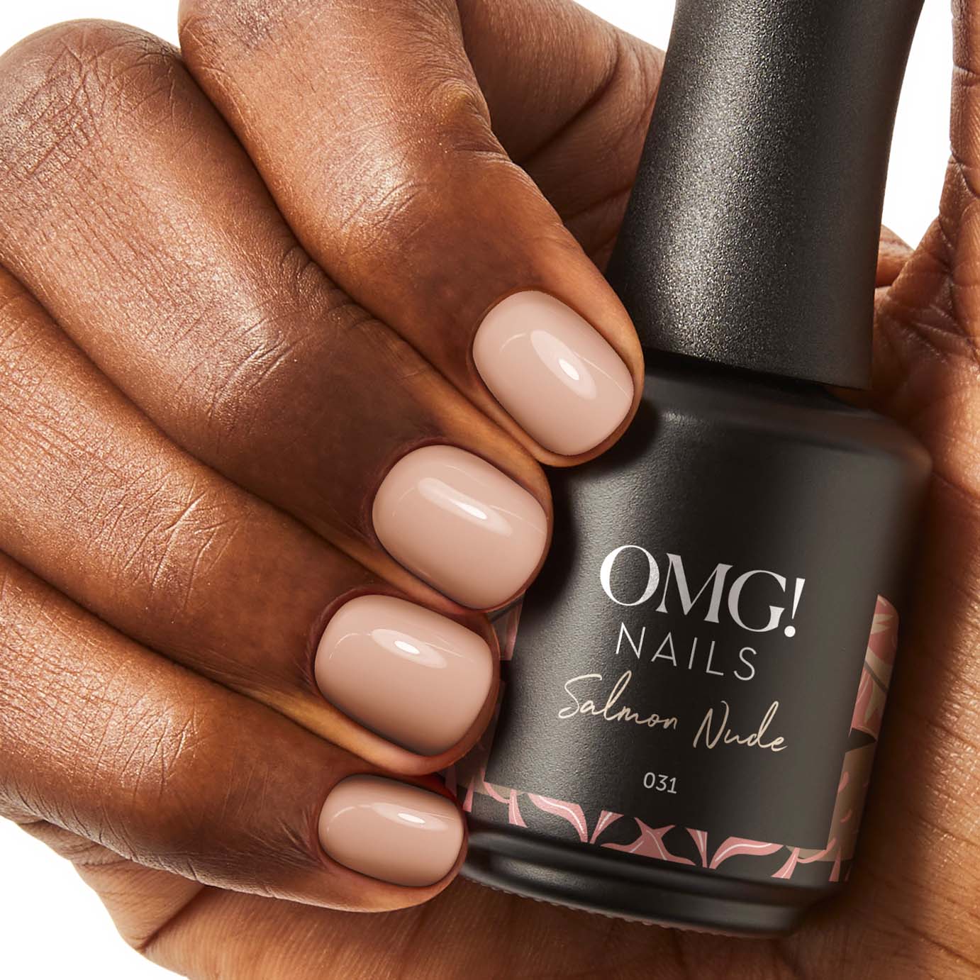 Lachsfarbener Nude-Gel-Nagellack