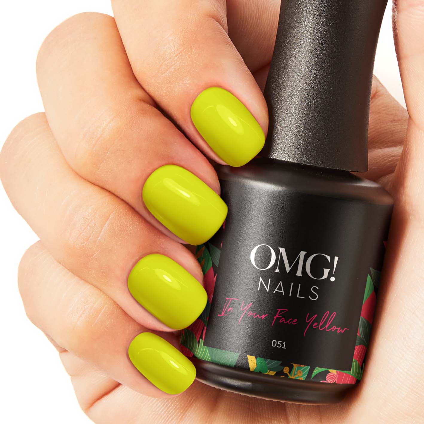 In Your Face Yellow Gellak