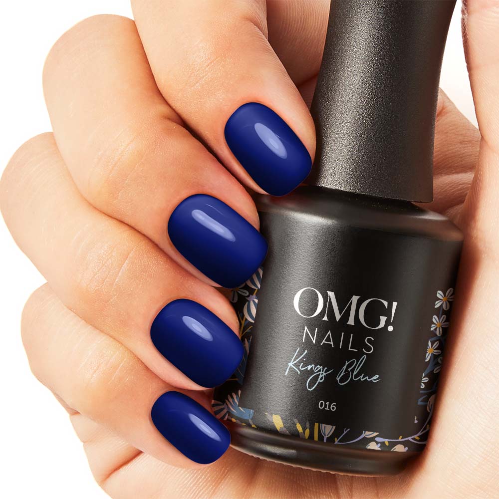 Kings Blue Gel-Nagellack