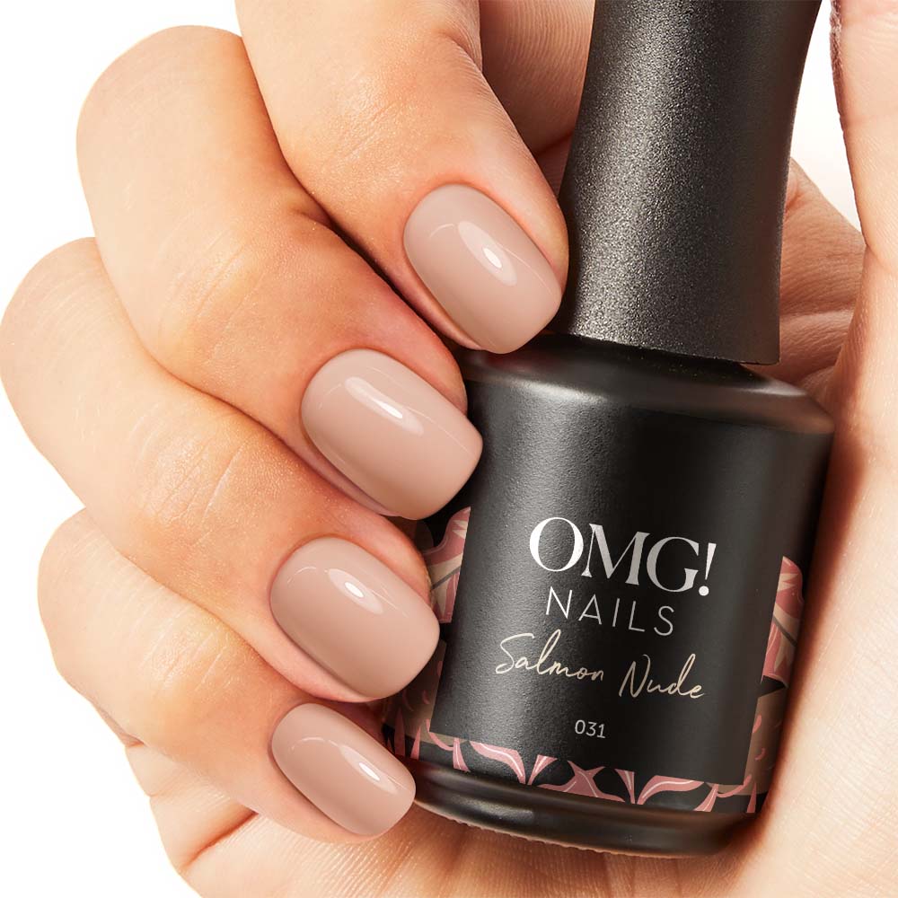 Lachsfarbener Nude-Gel-Nagellack